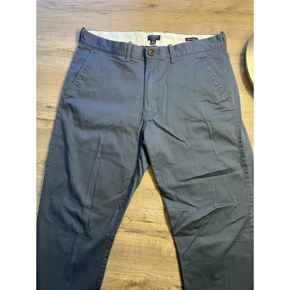J.Crew Re-Imagined Blue Chino Pants Slim FLEX Straight W32 L32